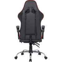 игровое кресло Defender Pilot Black-Red черно-красный