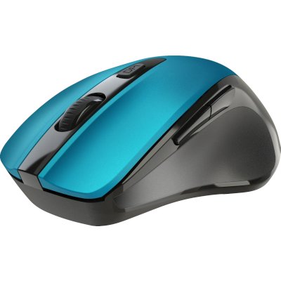 мышь Defender Prime MB-053 Turquoise Бирюзовый-черный