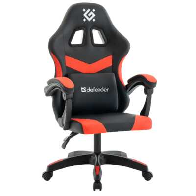 игровое кресло Defender Runa Black-Red черно-красный