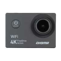 видеорегистратор Digma FreeDrive Action 4K WiFi Черный