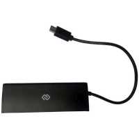 разветвитель USB Digma HUB-4U2.0-UC-B черный