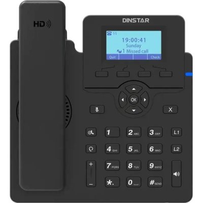 IP телефон Dinstar C60GP Черный