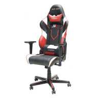 игровое кресло DXRacer Racing OH/RW81/NWR чёрный-белый-красный