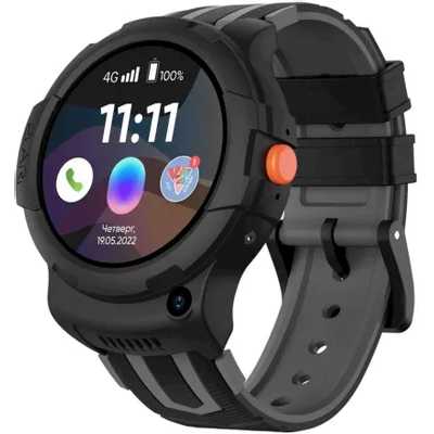 смарт часы Elari KidPhone 4G Wink Black
