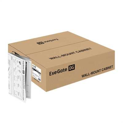 телекоммуникационный шкаф ExeGate EC-WM-4U.600.M.BLACK EX300264RUS Черный