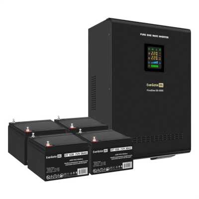 ИБП ExeGate FineSine SX-5000.LCD.AVR.2SH.T EX296654RUS