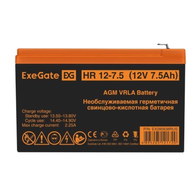 батарея для UPS ExeGate HR 12-7.5 EX285638RUS