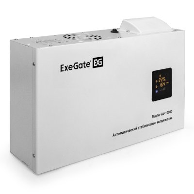 стабилизатор напряжения ExeGate Master AV-10000 EX291743RUS Белый