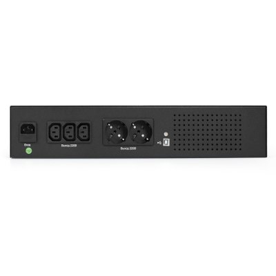 ИБП ExeGate ServerRM UNL-2000.LCD.AVR.2SH.3C13.USB.2U EX293851RUS Черный