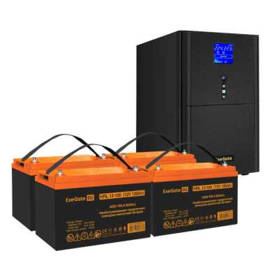 комплект ИБП ExeGate SineTower SZ-5000.LCD.AVR.2SH.1C13.T.RJ.USB EX296897RUS