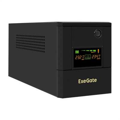ИБП ExeGate SpecialPro Smart LLB-1000.LCD.AVR.4SH EX299950RUS