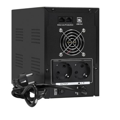ИБП ExeGate SpecialPro UNB-2000.LED.AVR.2SH.RJ.USB Черный