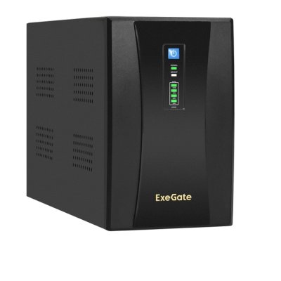 ИБП ExeGate SpecialPro UNB-2200.LED.AVR.1SH.2C13.RJ.USB EX292611RUS Черный