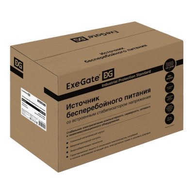 ИБП ExeGate SpecialPro UNB-2200.LED.AVR.2SH.RJ.USB Черный
