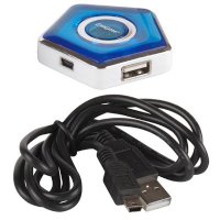 разветвитель USB Exegate UH-135 синий
