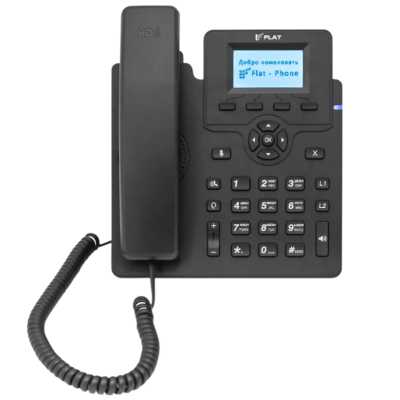 IP телефон Flat Phone C10 Черный