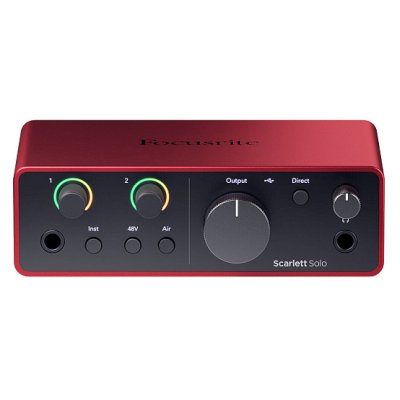 звуковая карта Focusrite Scarlett Solo 4th Gen