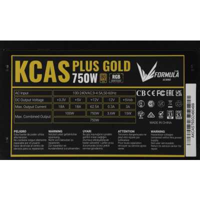 блок питания Formula KCAS Plus 750 Черный