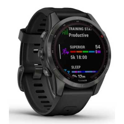 смарт часы Garmin Fenix 7S Sapphire Solar 010-02539-25