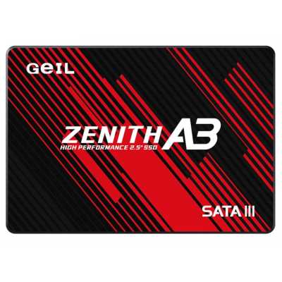SSD диск GeIL Zenith A3 500Gb A3AC16D500A Красный, чёрный