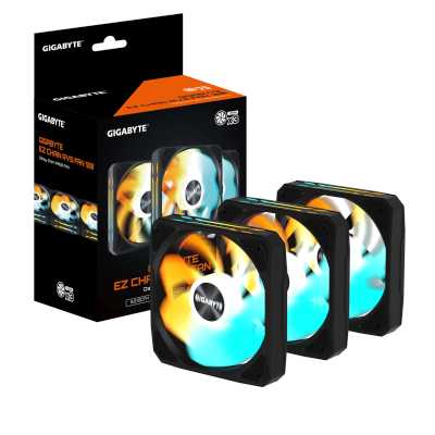 кулер GigaByte Aorus EZ Chain RVS Fan 120 GP-GBT EZRVSFAN1203 Черный