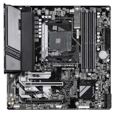 материнская плата GigaByte B550M Gaming X Черный