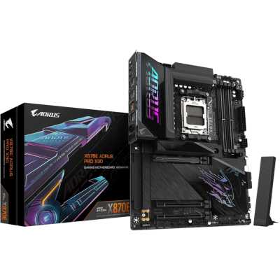 материнская плата GigaByte X870E Aorus Pro X3D Черный
