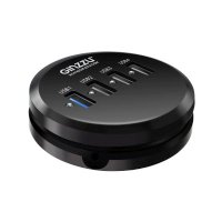 разветвитель USB Ginzzu GR-314UB черный