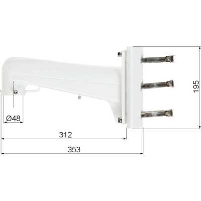 кронштейн HikVision DS-1602ZJ-pole
