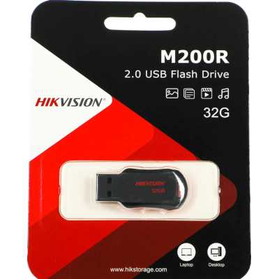 флешка HikVision M200R 32GB HS-USB-M200R/32G Черный, красный