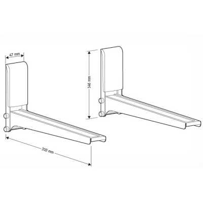 кронштейн Holder MWS-2005 White белый