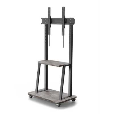 стойка для телевизора Holder PR-108 черный-керамика черный, керамика