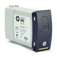 картридж HP 843C C1Q68A желтый