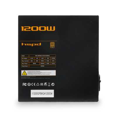 блок питания HSPD 1200W HSI-1200GF-BK Черный