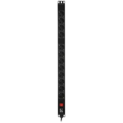 блок розеток Hyperline SHE-12SH-S-2.5EU