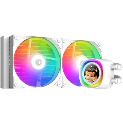 кулер ID-Cooling FX240 LCD White Белый