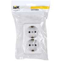 розетка силовая IEK Октава ERO21-K01-16-DC Белый