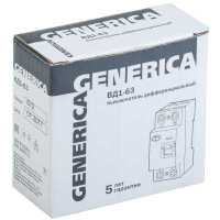 выключатель дифференциальный (УЗО) IEK ВД1-63 2Р 40А 30мА Generica MDV15-2-040-030