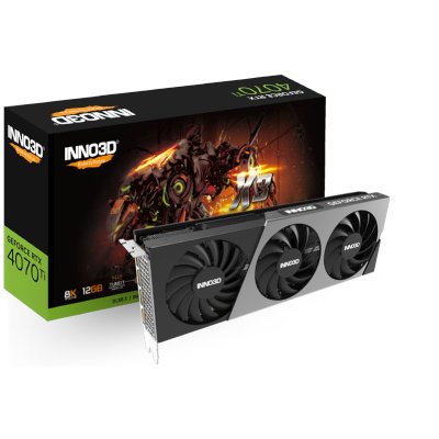 видеокарта Inno3D nVidia GeForce RTX 4070 X3 OC 12Gb N40703-126XX-185252L