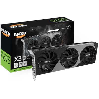 видеокарта Inno3D nVidia GeForce RTX 5070 X3 OC 12Gb N50702-12D7X-195064L