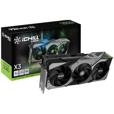 видеокарта Inno3D nVidia GeForce RTX 5080 iChill X3 V2 16Gb C50803-16D7X-176069R
