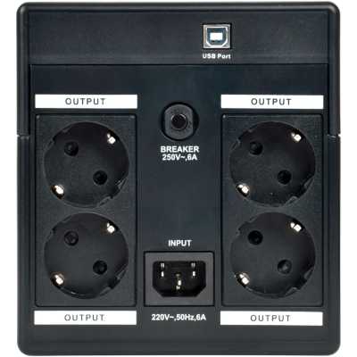 ИБП ITK EET-1500VA-1-002-S Черный