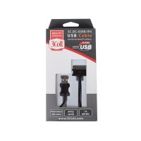 USB кабель 3Cott 3C-DC-036B-IP4