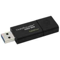 флешка Kingston 128GB DT100G3/128GB Черный