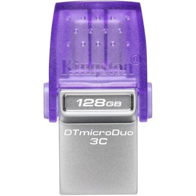 флешка Kingston 128GB DTDUO3CG3/128GB Фиолетовый