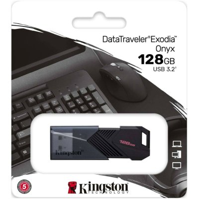 флешка Kingston 128GB DTXON/128GB Черный