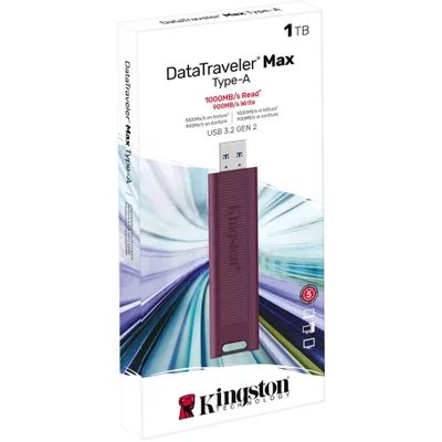 флешка Kingston 1TB DTMAXA/1TB Черный, бордовый