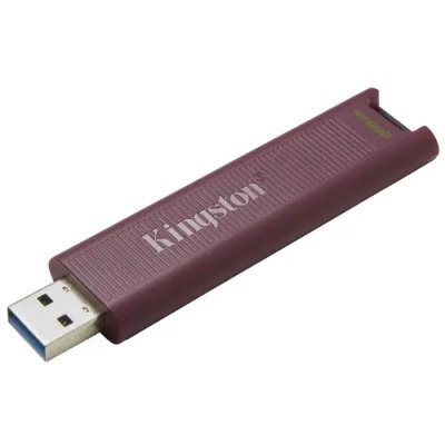 флешка Kingston 256GB DTMAXA/256GB Черный, бордовый