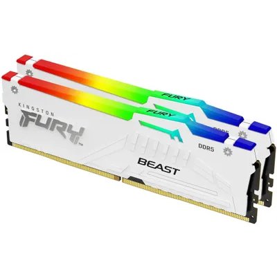 оперативная память Kingston Fury Beast White RGB Expo KF552C36BWEAK2-32