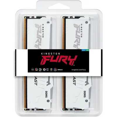 оперативная память Kingston Fury Beast White RGB Expo KF560C30BWEAK2-64